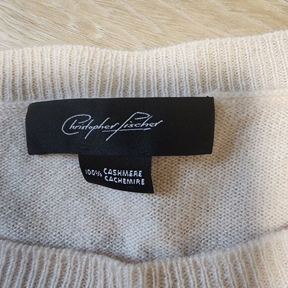 Beige black tag Christopher fischer Cashmere Sweater Limited Edition - Picture 3 of 4